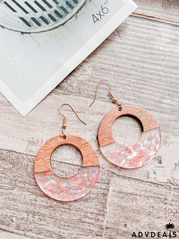 Circle Drop Earrings
