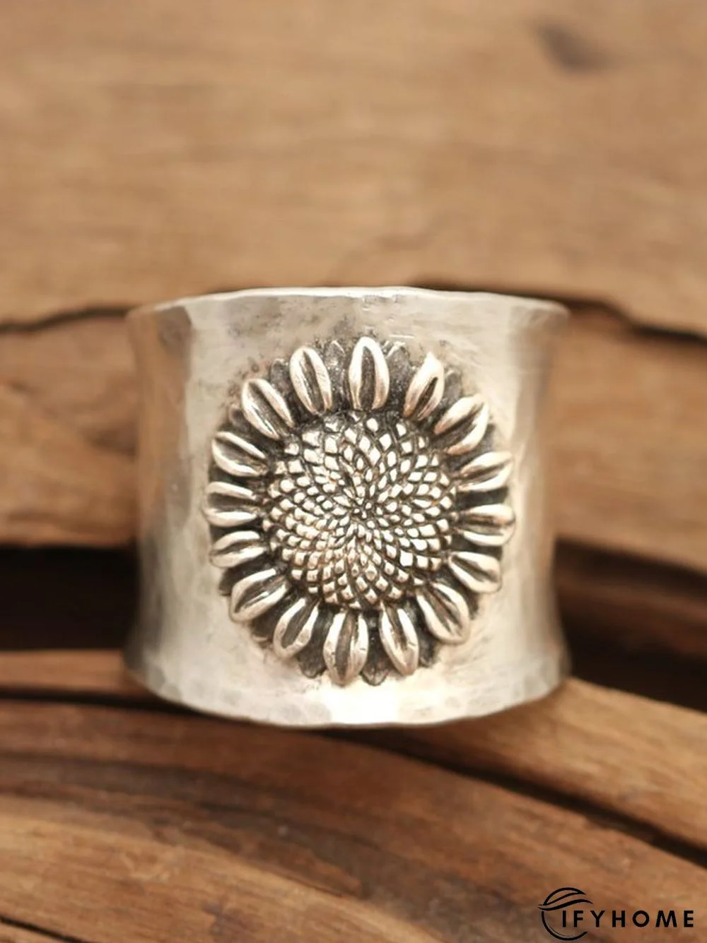 Vintage Ethnic Sunflower Distressed Rings Bohemian Matching Everyday Rings | IFYHOME