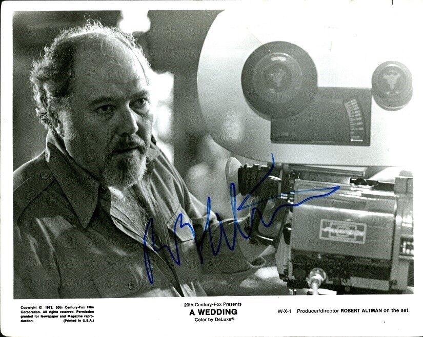 Rare ROBERT ALTMAN In-person Signed Photo Poster painting