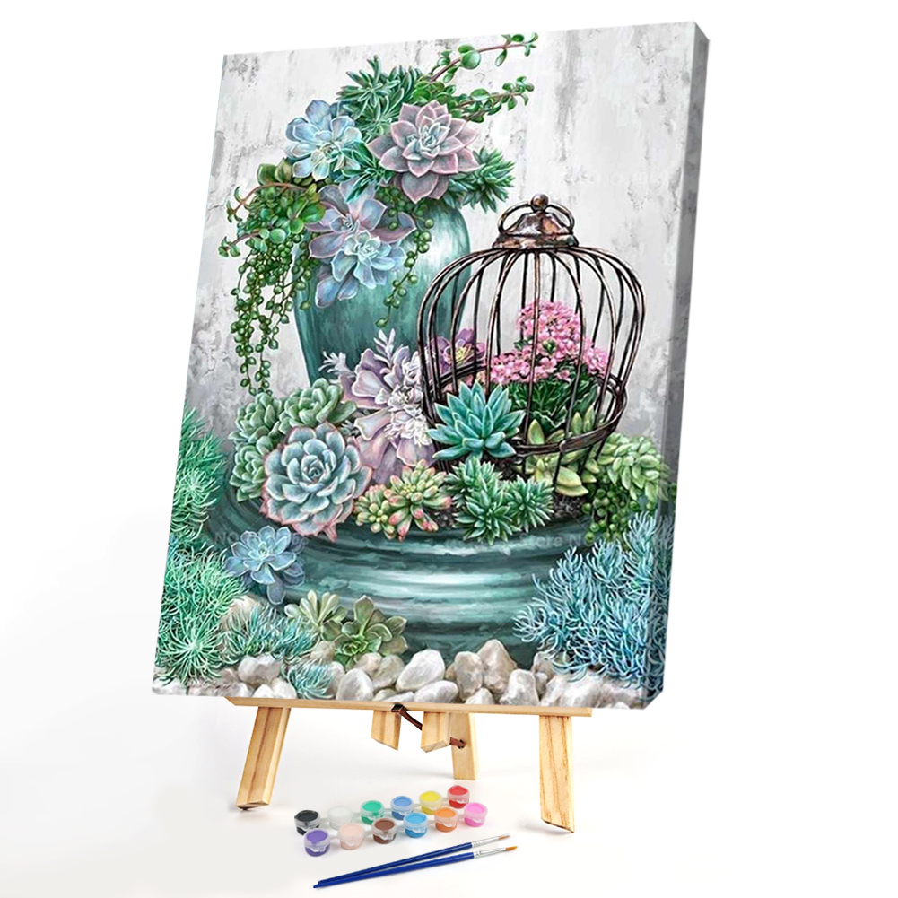 

30*40CM Paint By Numbers-Flower, 501 Original