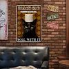 Black Cat Toilet Paper - Vintage Metal Signs(8*12Inch)  - Cat
