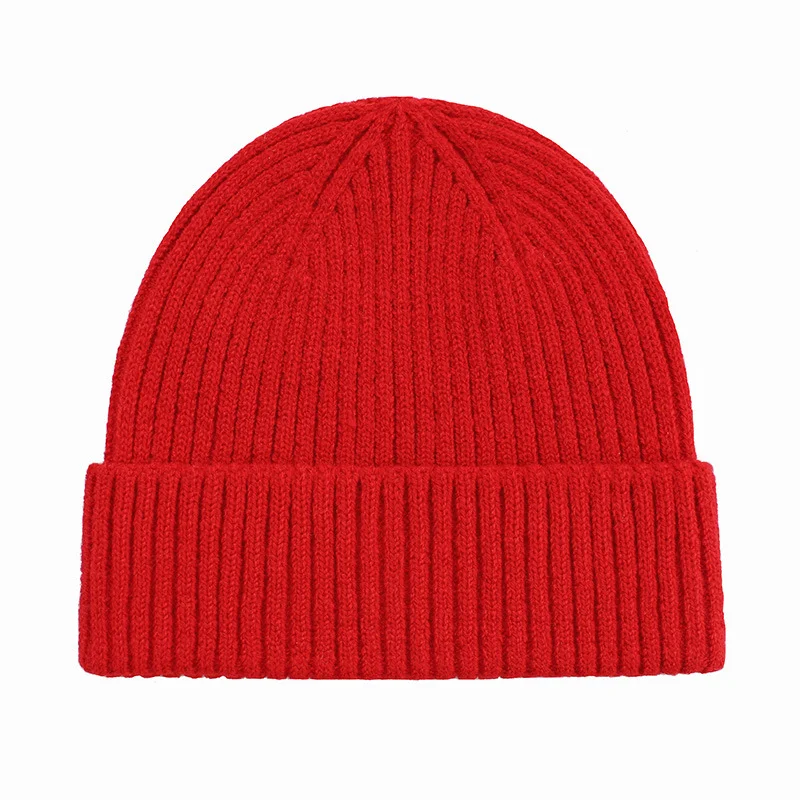 Pure color cold hat knitted hat in  mildstyles