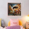 Eagle Out Of Frame - 14CT Stamped Cross Stitch - 40*40cm - Animal