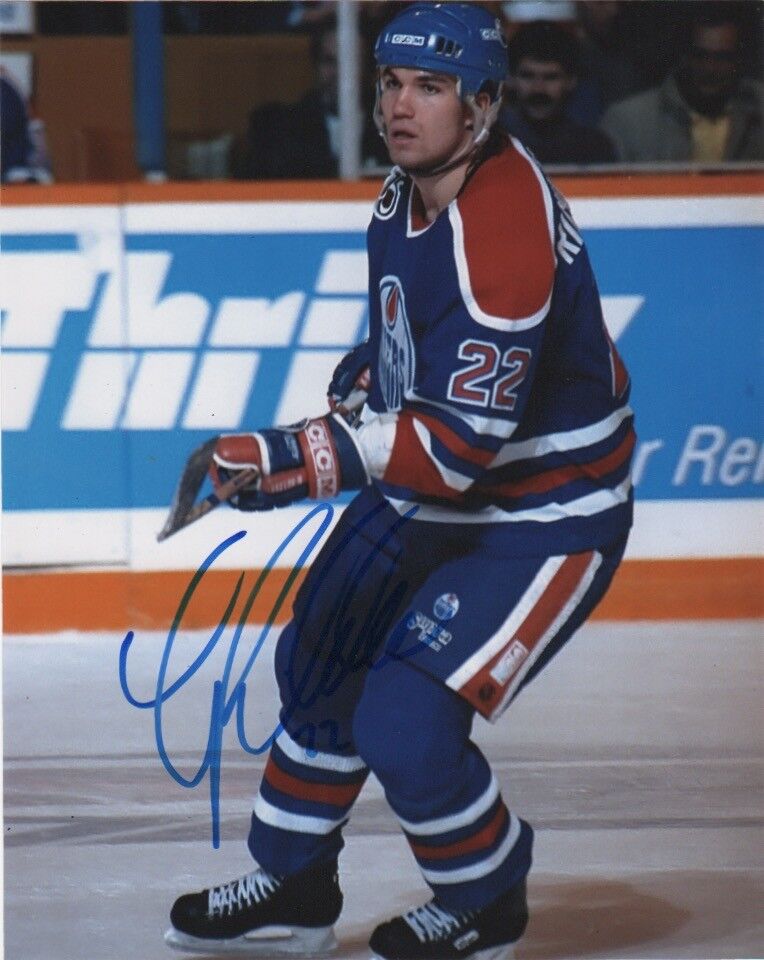 Edmonton Oilers Luke Richardson Autographed Signed 8x10 NHL Photo Poster painting COA A