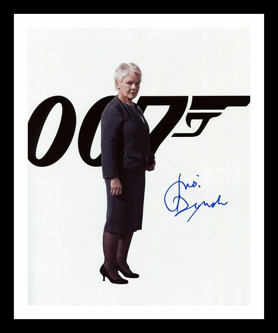 Dame Judi Dench - Skyfall Autographed Signed & Framed Photo Poster painting 1