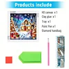 Christmas House - Diamond Painting - Partial Special Shaped Drill(Canvas|30*30cm)
