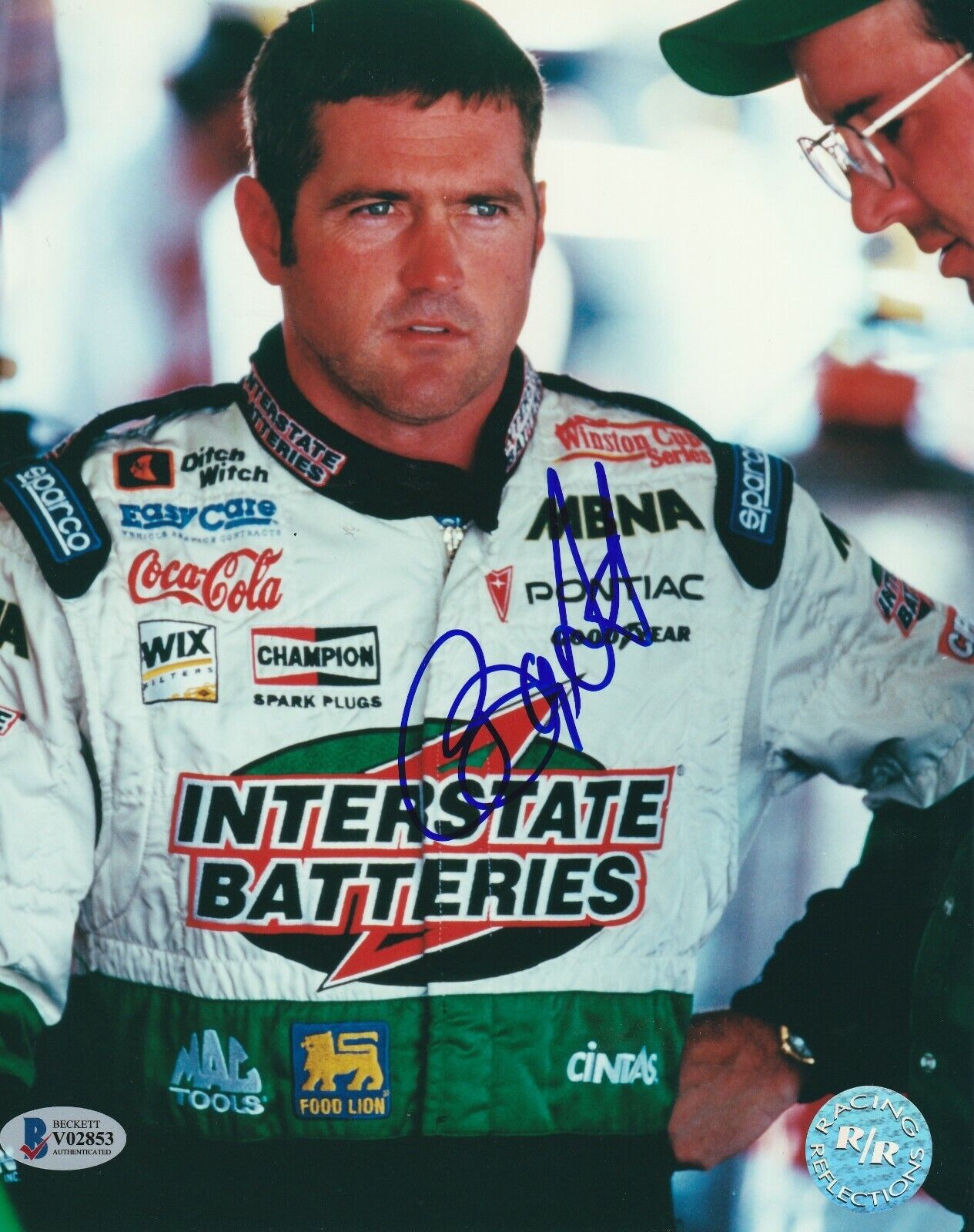 BOBBY LABONTE Signed 8x10 Photo Poster painting w/ Beckett COA