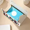 DIY PU Diamond Painting Tissue Box Kit Desktop Tissue Holder with Rhinestone Diamond Desk Decorative Tissue Box for Adults Desktop Storage Organizer (Love)
