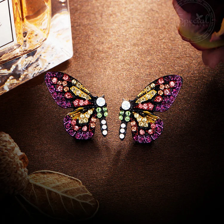 Fashion Colorful Butterfly Earrings