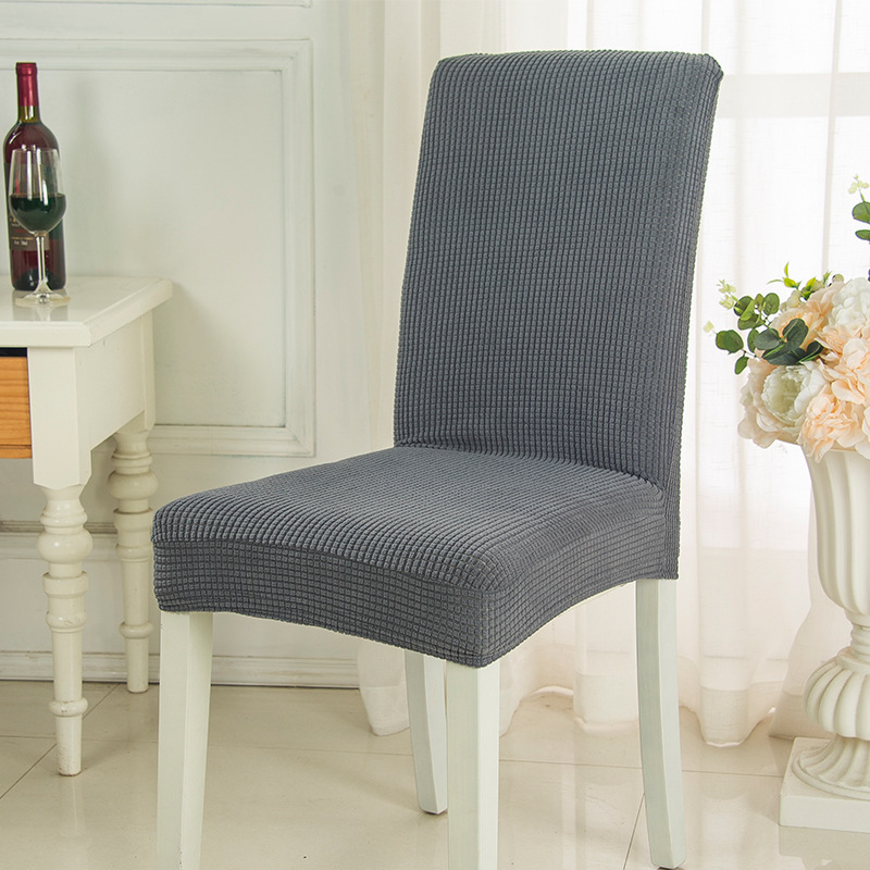 

Jacquard Plain Dining Chair Cover Elastic Stretch Nordic Slipcover Case, 501 Original