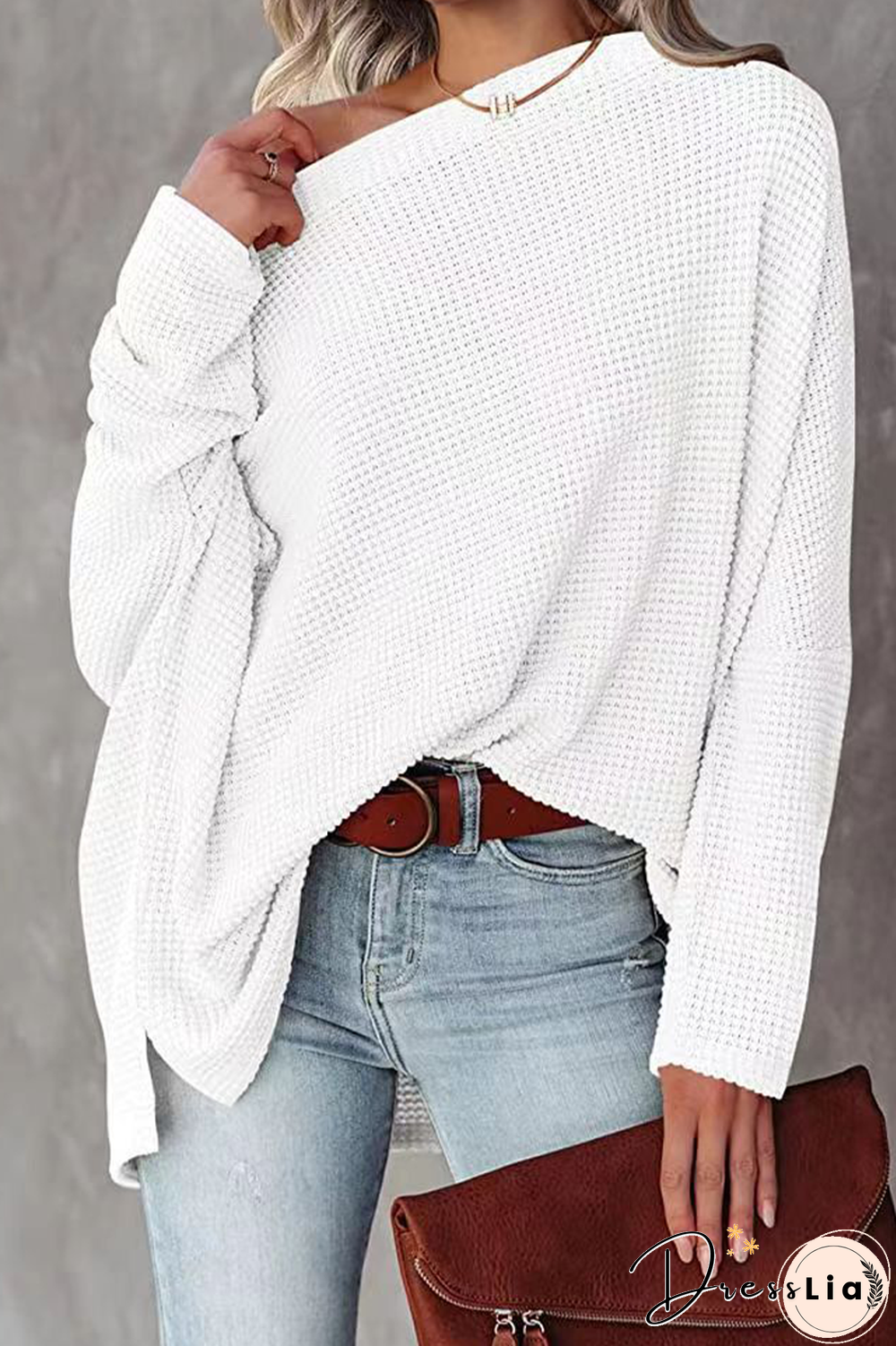 Casual Solid Patchwork One Shoulder Tops(6 Colors)