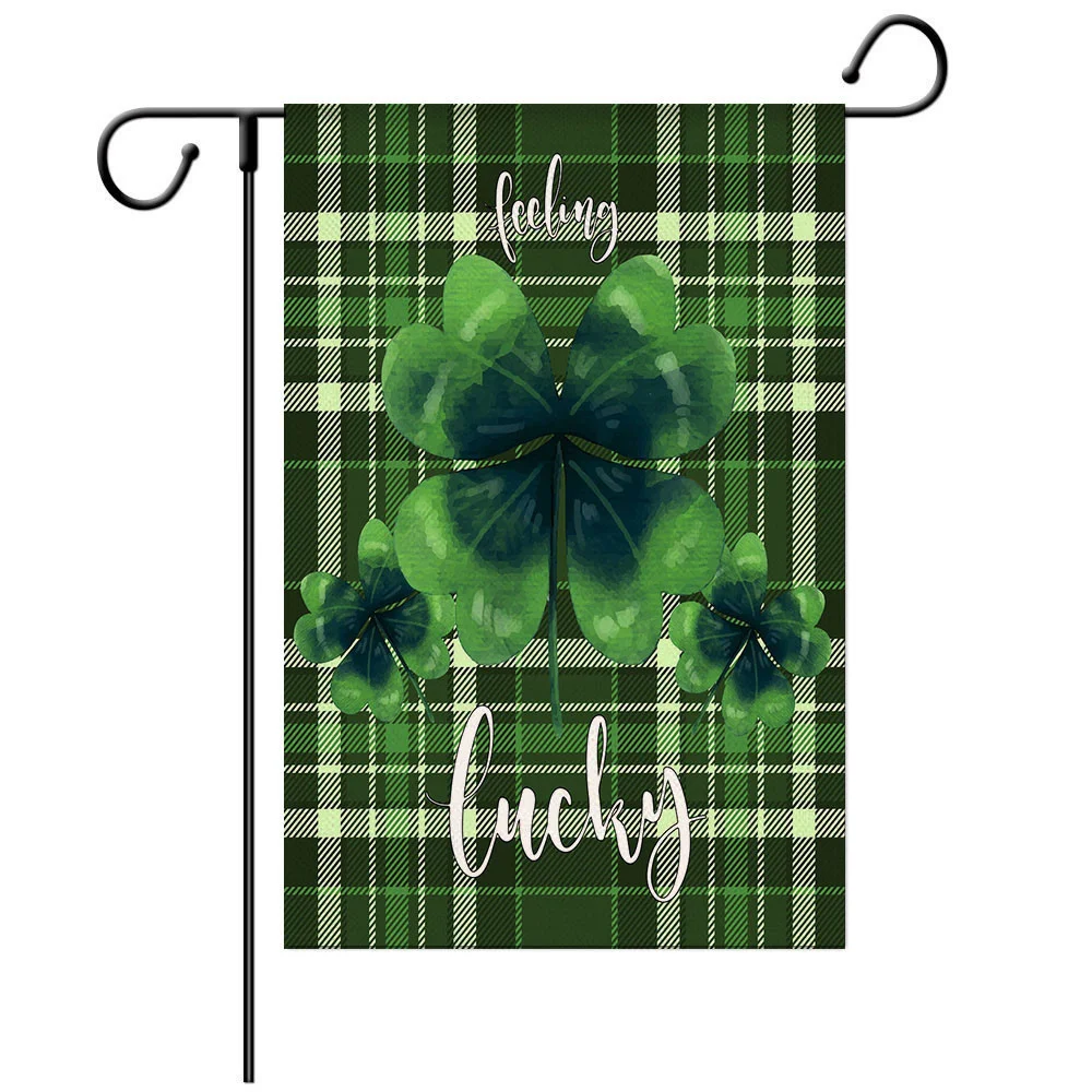 St. Patrick's Day Gonk Garden Flag