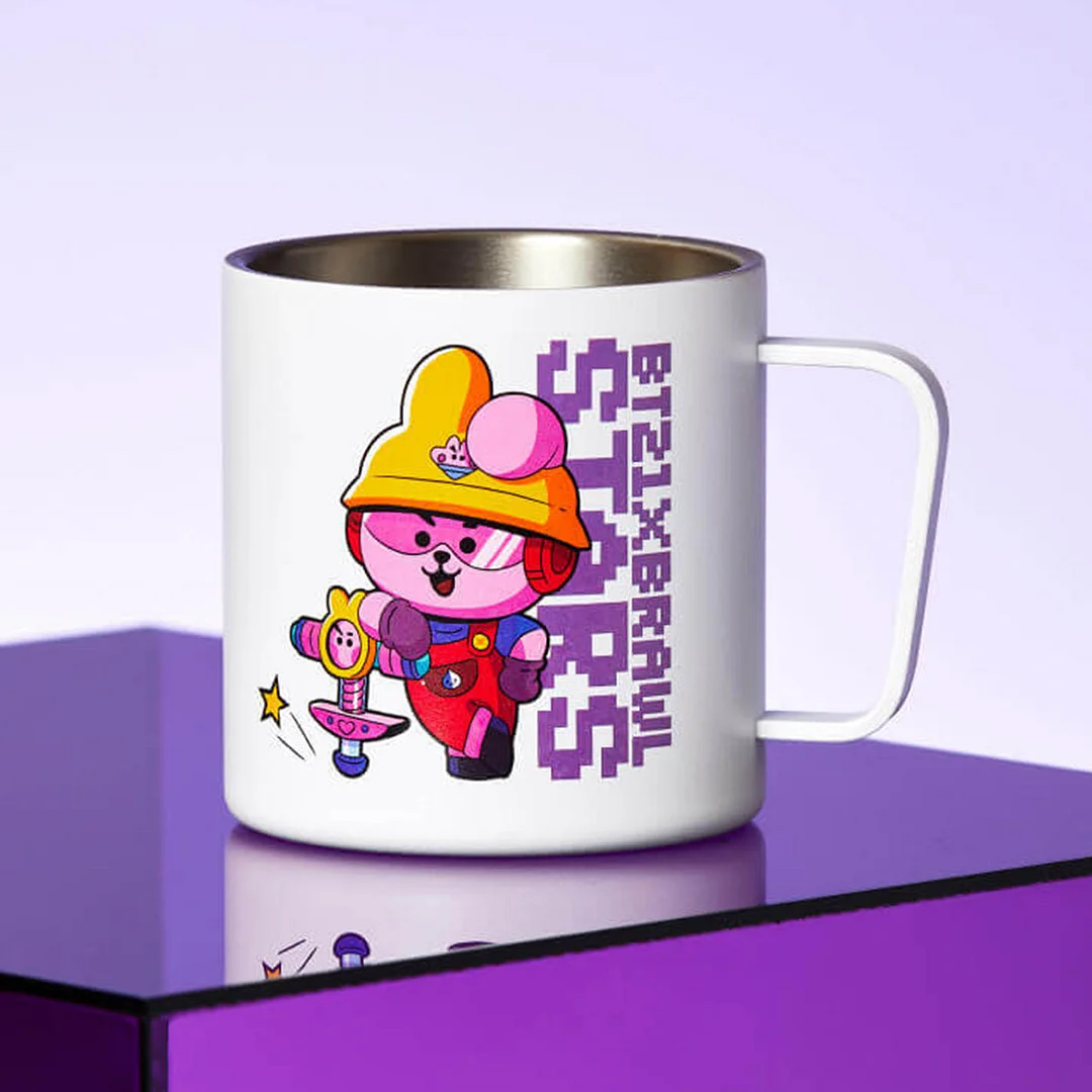 BT21 X BRAWL STARS STAINLESS STEEL MUG