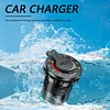 Car Motorcycle Dual USB Charger 4.8A USB Power Socket with On/Off Switch