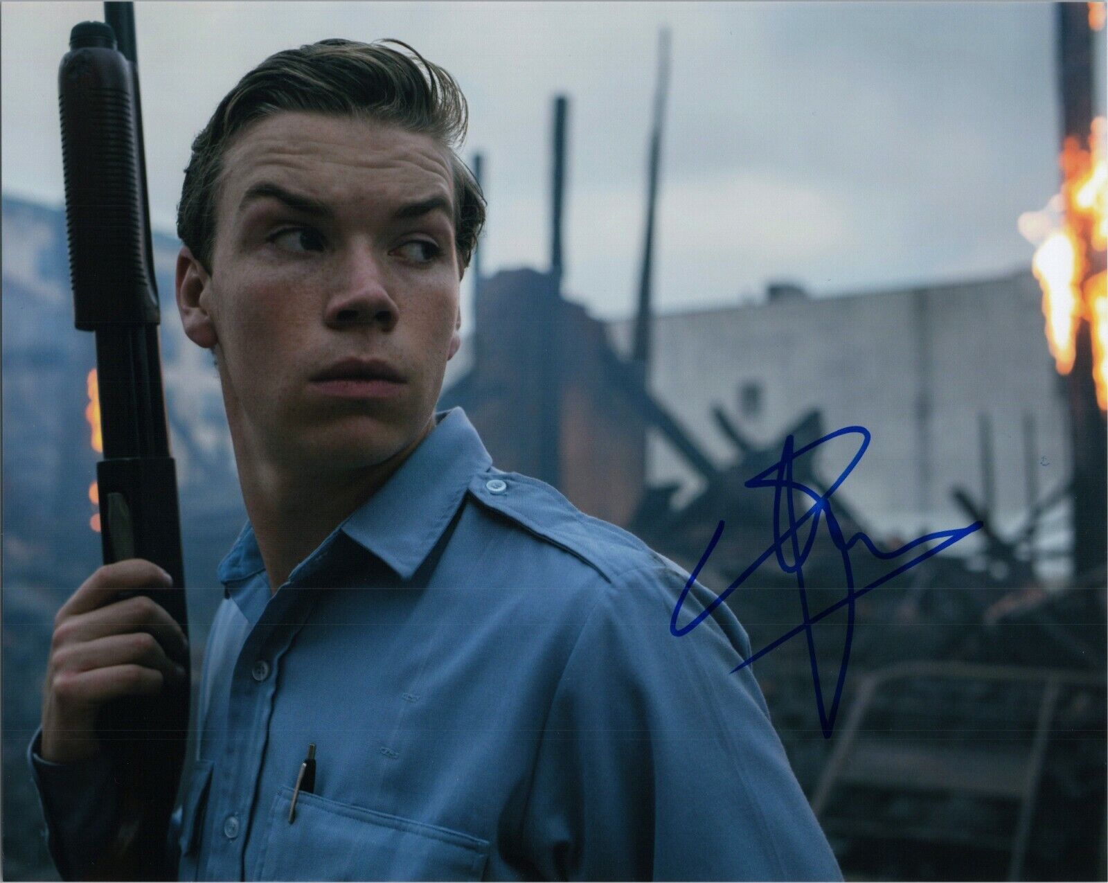 ~~ WILL POULTER Authentic Hand-Signed Detroit - Krauss