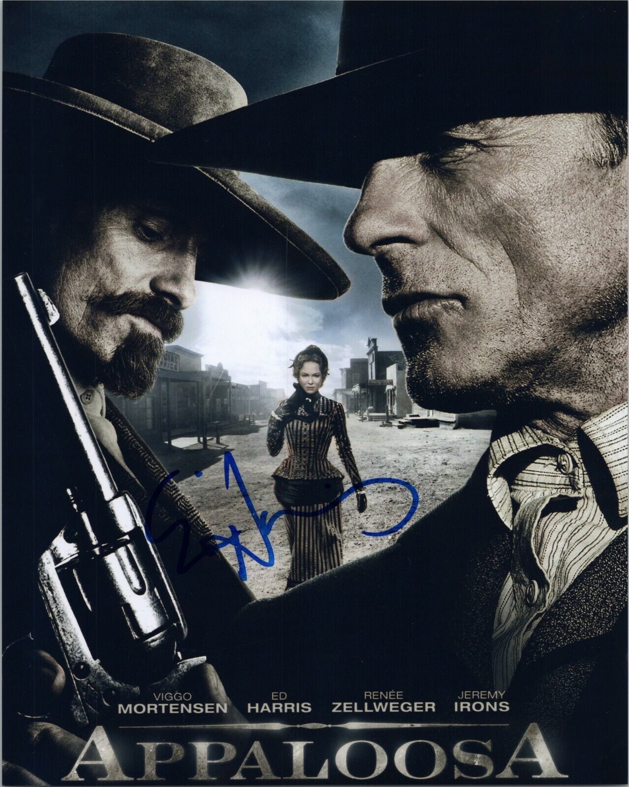 ~~ ED HARRIS Authentic Hand-Signed APPALOOSA