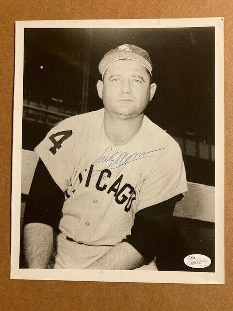 Early Wynn White Sox HOF Boldly Signed 8x10 Photo Poster painting JSA Cert