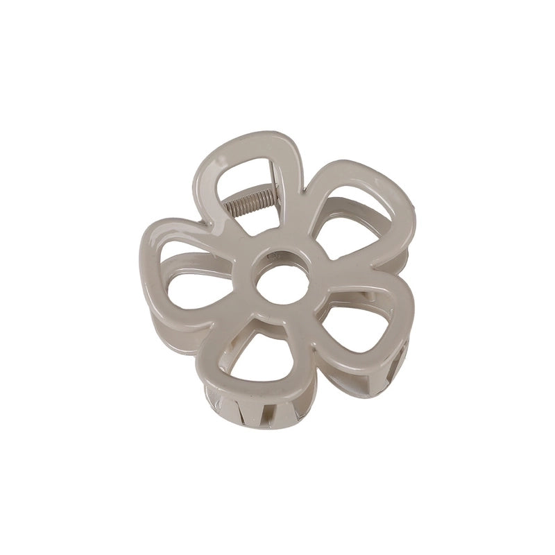 Fashion Flower Plastic Metal Stoving Varnish Hollow Out Hair Claws 1 Piece