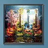 Guitar Of The Four Seasons-Paint by Numbers Acrylic Painting 50*50CM
