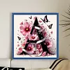 Butterfly And Flower Letter A-11CT Stamped Cross Stitch 40*40cm/15.75*15.75in tapestrymarket