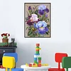 5D DIY Full Drill Diamond Painting Flowers Cross Stitch Embroidery Mosaic
