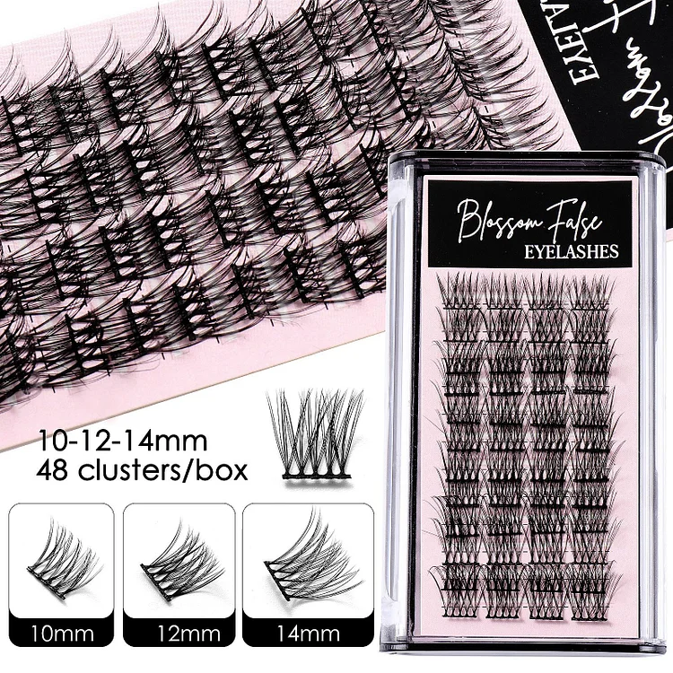 New False Eyelashes Single Cluster Natural Segmented Hair Large Volume Thick Hot Melt Stems Eyelashes | 168DEAL