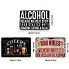 3pcs - Wine Element - Vintage Metal Signs(8*12Inch) - Bar