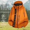 💥 2025 Hot Sale!Outdoor Leisure Jacket Loose Windproof Waterproof Solid Color Top Sports