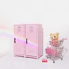 Etude House Small Metal Storage Cabinet, Desktop Storage, Girl's Storage Cabinet, Small Metal Cabinet