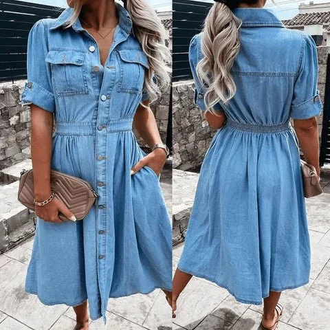 Denim dress