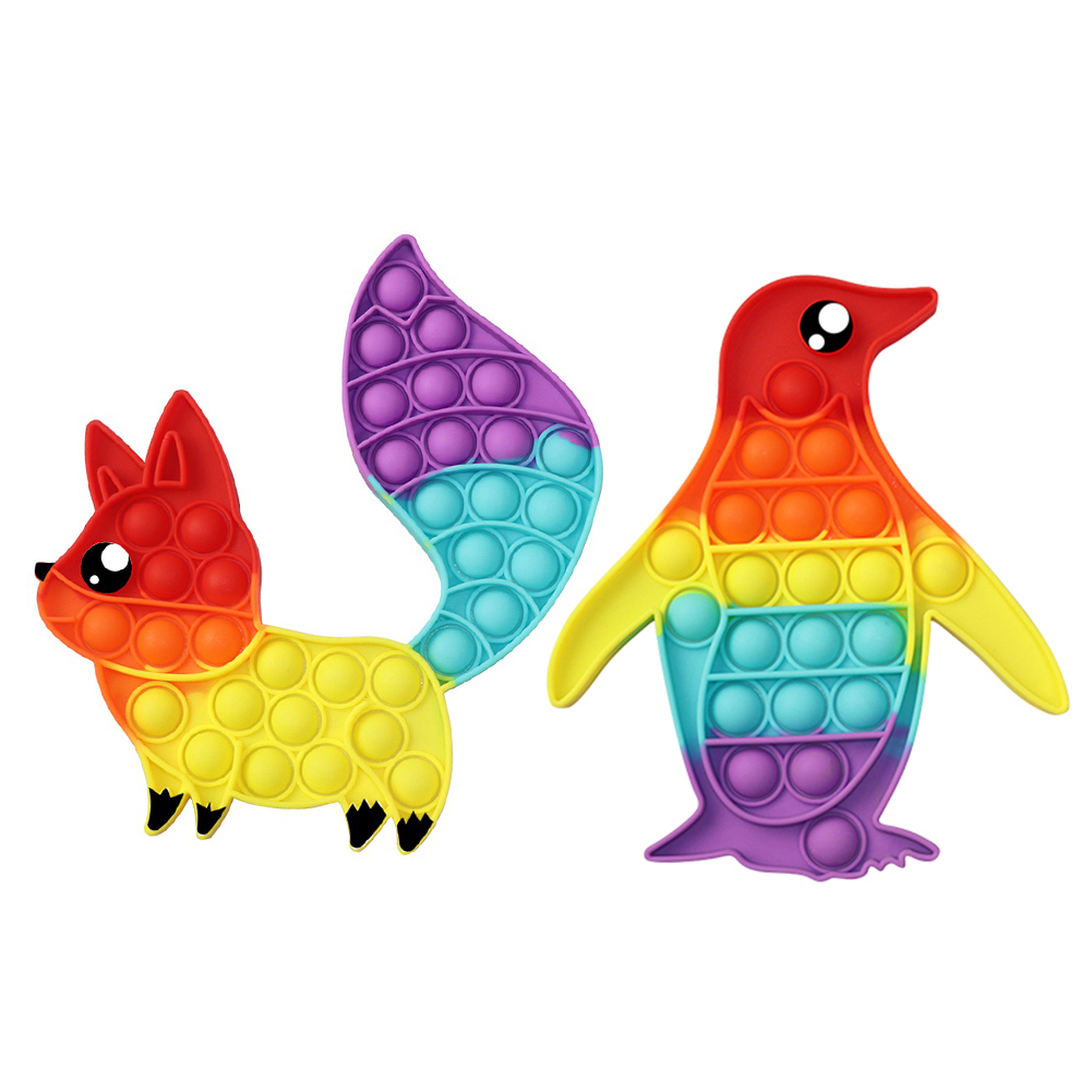 

Animal Push Bubble Board Autism Toy Kids Sensory Early Educational Tool, Squirrel, 501 Original
