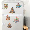 6Pcs Acrylic Special Shape Colorful Toys Diamond Painting Fridge Magnets