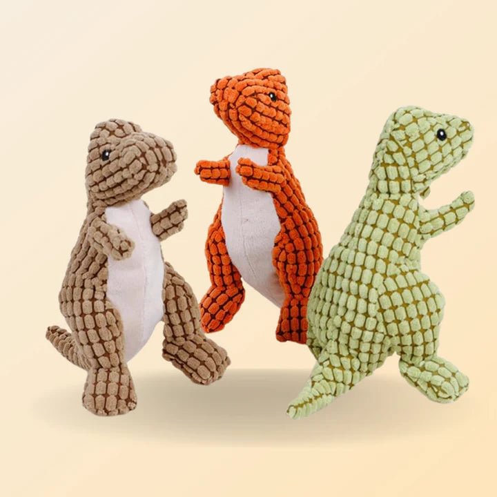 Indestructible Robust Dino Dog Toy