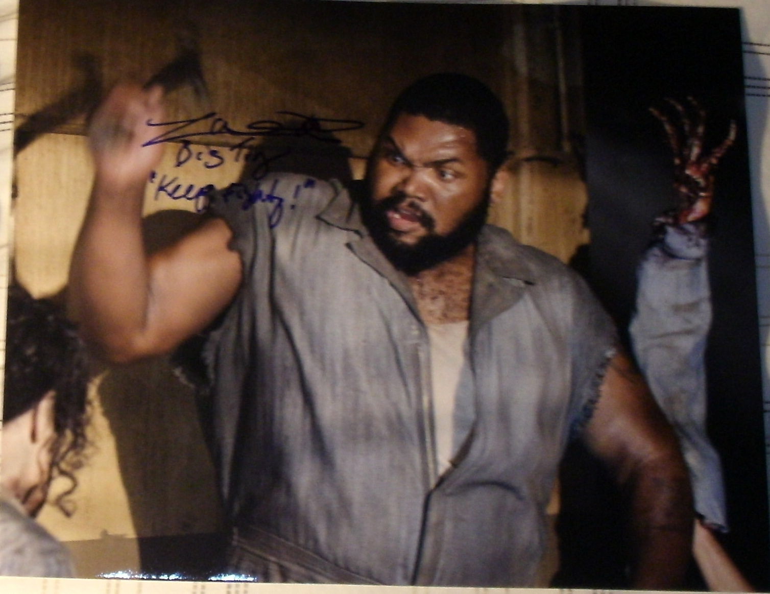 THEODUS CRANE SIGNED AUTOGRAPH WALKING DEAD