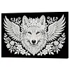 DIY Pearl Painting Wolf for Home Wall Decor with Frame(20x30cm)