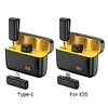 Live Game Microphone 2 in 1 Lavalier Radio Microphone Clip-on for Live Selling
