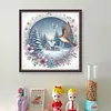 Garland Cottage-11CT Stamped Cross Stitch 40*40cm/15.75*15.75in tapestrymarket