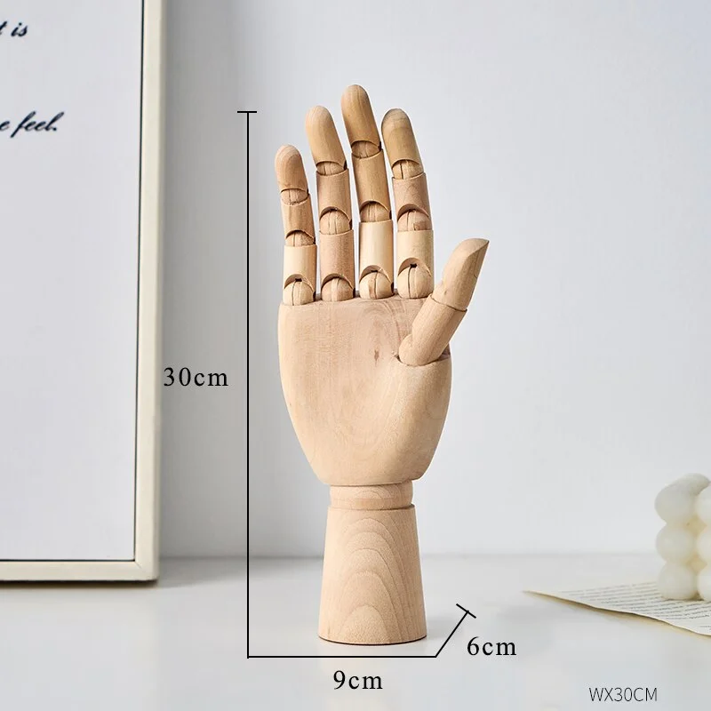 Home Decor Artist Models Jointed Doll Drawing Sketch Mannequin Model Movable Limbs Wooden Hand Body Draw Action Toys Figures