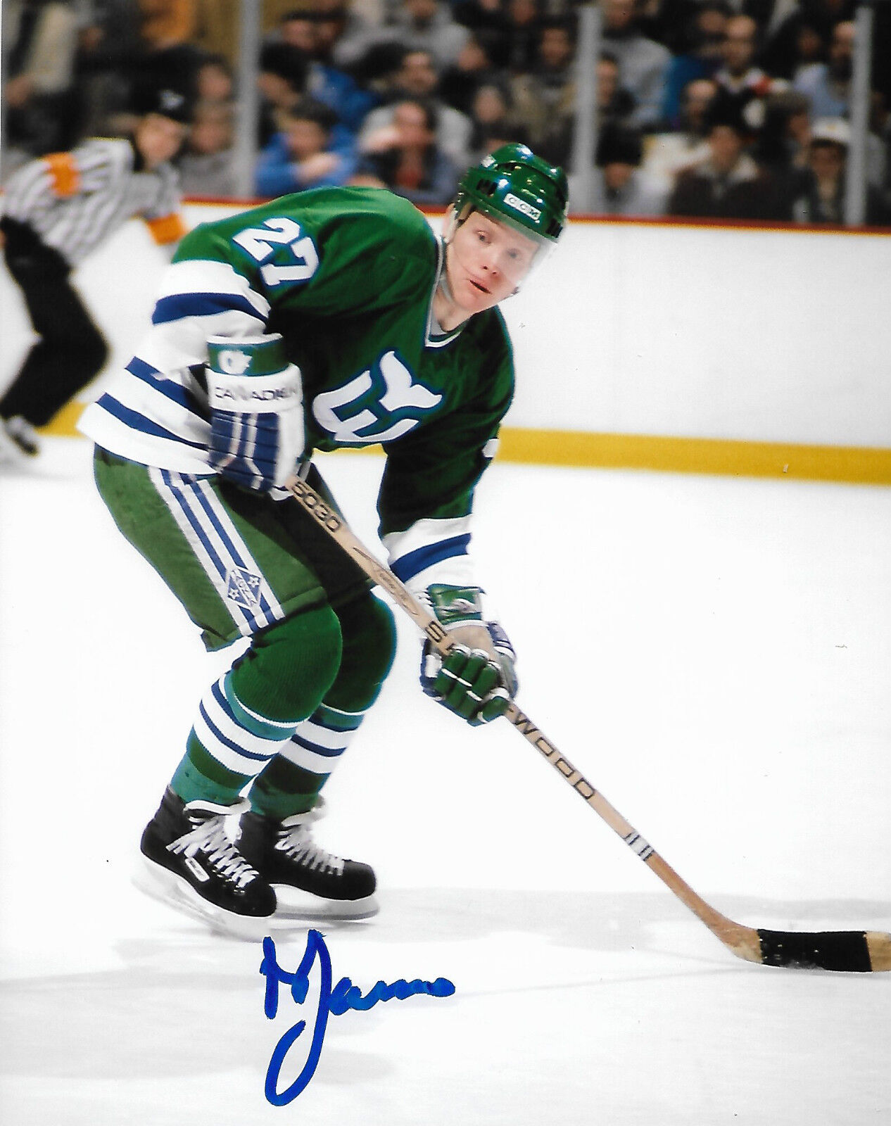 Hartford Whalers Doug Jarvis Signed Autographed 8x10 Photo Poster painting COA F