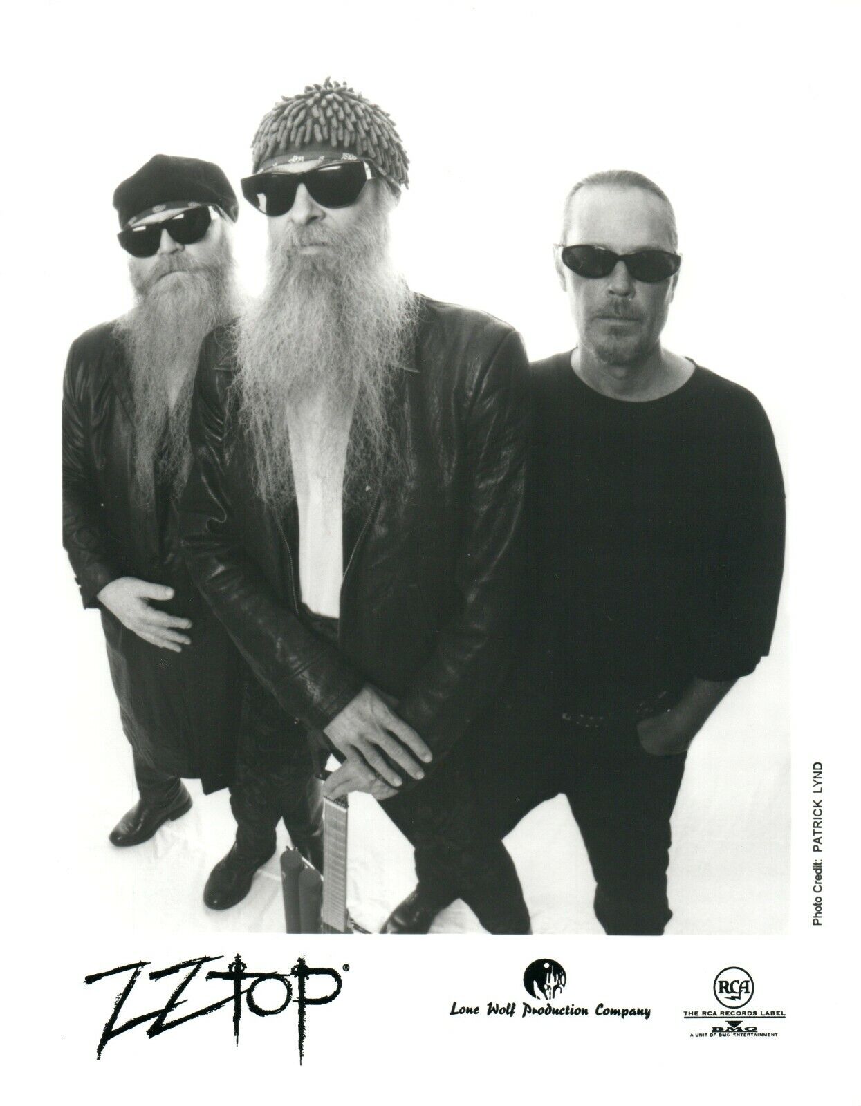 ZZ TOP Blues Southern Rock Music Band 8x10 Promo Press Photo Poster painting RCA Records BMG