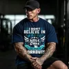 &ldquo;i Don't Believe In Magic, I Believe In Workouts Printed T-shirt&rdquo; by Inlyline