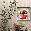 Diamond Painting -DIY Round Drill Love Puppy(40x40cm)