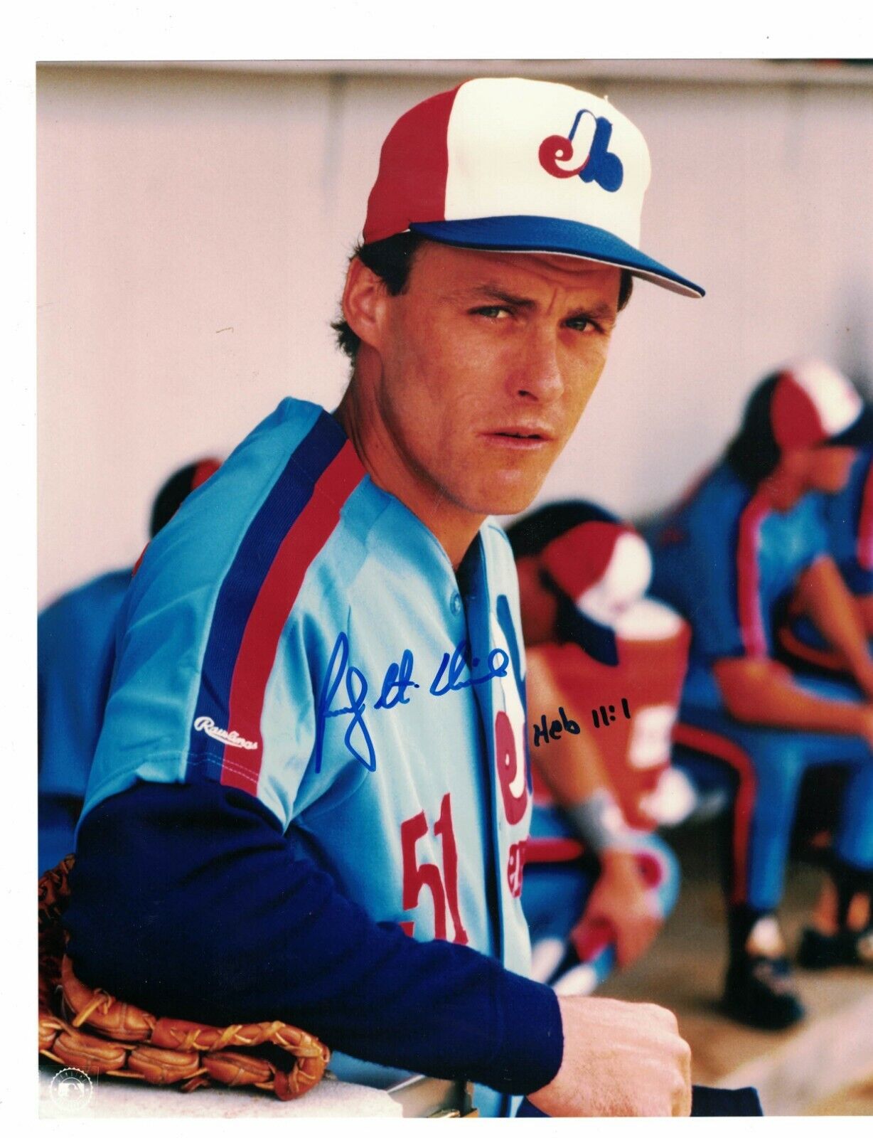 Randy St. Claire Montreal Expos Signed 8x10 Baseball Photo Poster painting W/Our COA LML76