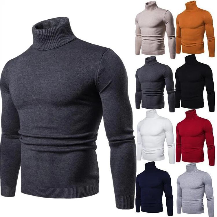 2024 neuer warmer Rollkragenpullover für Herren