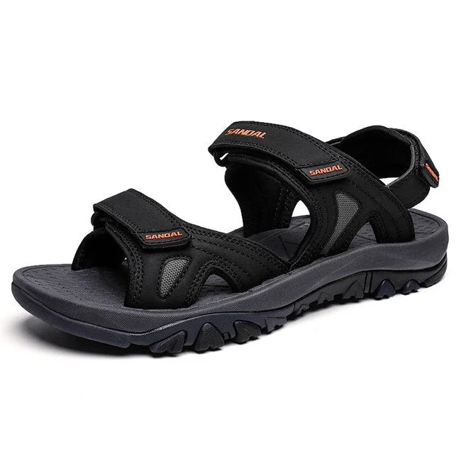 MIXIDELAI High Quality Summer Men Sandals Non-Slip Soft Comfortable Outdoor Men Shoes New Fashion Men Casual Shoes Size 39~46