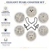 [Upgrade]6pcs/set DIY Diamond Painting Waterproof Case Classic Animal Pearl Art Coaster Gift Decor Set