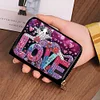 Diamond Painting Cat Love Wallet Diamond Painting Card Holder Coin Purse