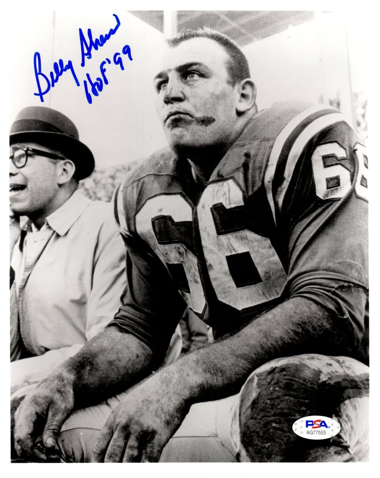 Billy Shaw autographed signed inscribed 8x10 Photo Poster painting NFL Buffalo Bills PSA COA