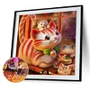 Diamond Painting -DIY Round Drill Cute Cat