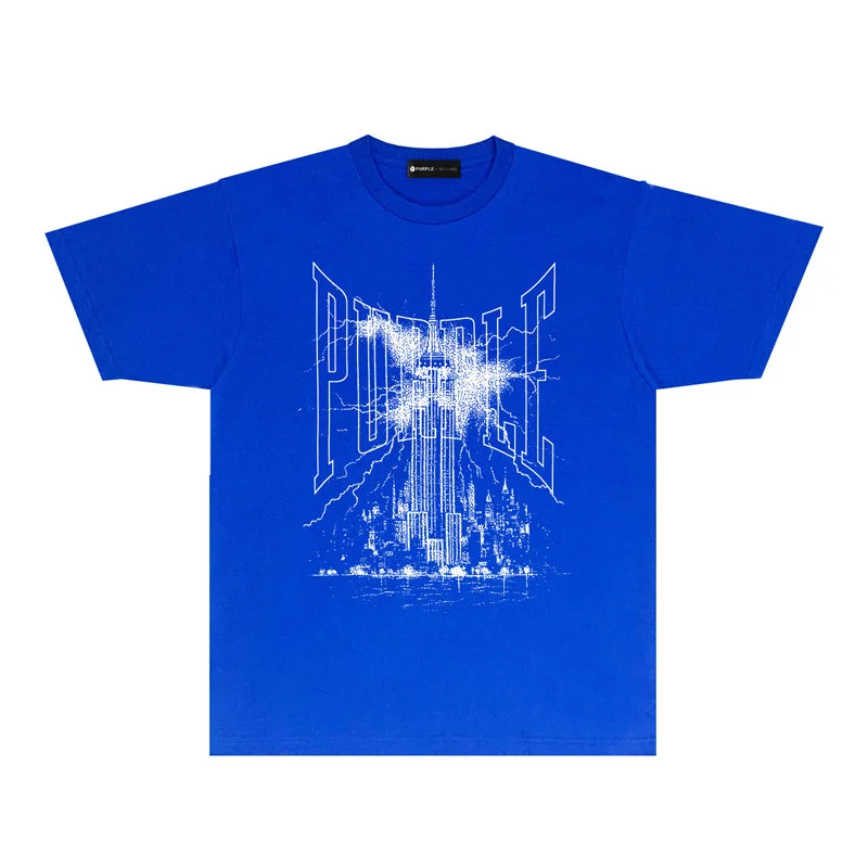 Purple fashion T-shirt